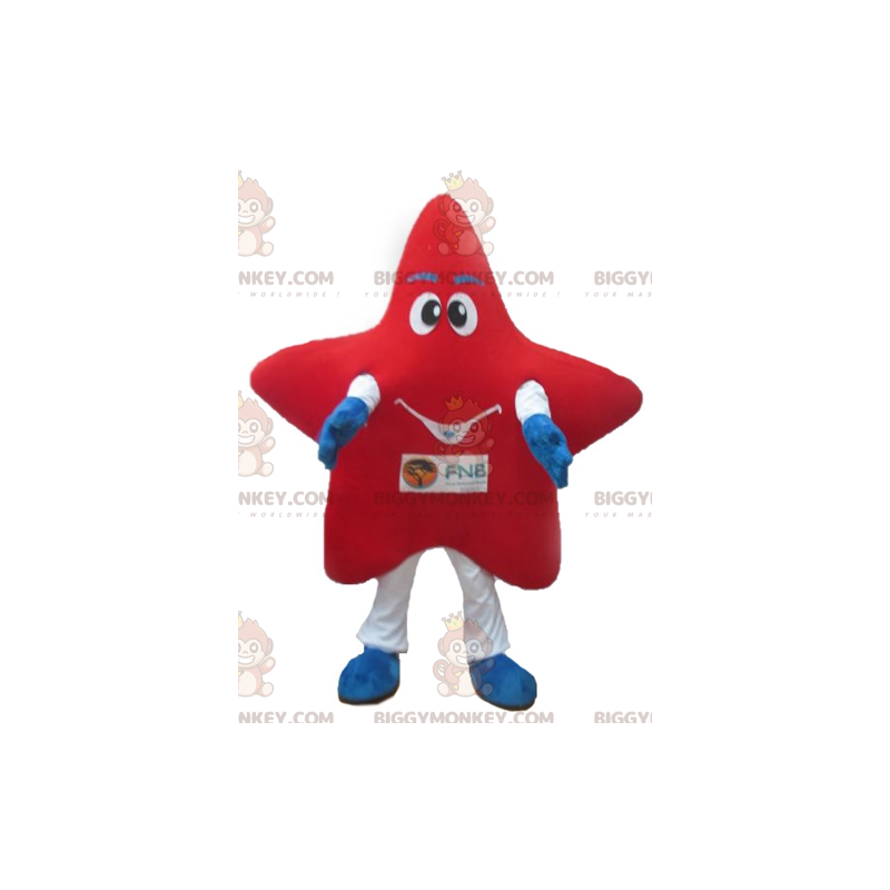 Giant Red White and Blue Star BIGGYMONKEY™ Mascot Costume –
