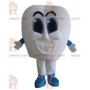 Costume de mascotte BIGGYMONKEY™ de dent blanche géante avec