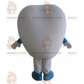 BIGGYMONKEY™ Mascot Costume Giant White Tooth with Blue Eyes –