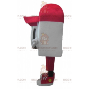 Camera BIGGYMONKEY™ Mascot Costume with Red Cap -