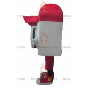 Disfraz de cámara BIGGYMONKEY™ para mascota con gorra roja -