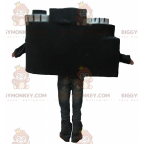 Jättiläinen mustavalkoinen kamera BIGGYMONKEY™ maskottiasu -