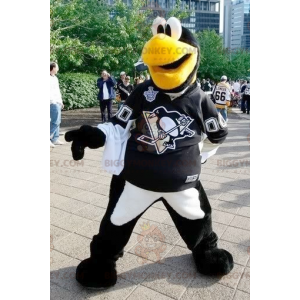 Costume da mascotte pinguino uccello bianco e nero BIGGYMONKEY™