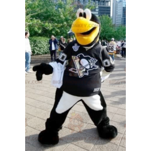 Costume da mascotte pinguino uccello bianco e nero BIGGYMONKEY™