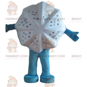 Costume de mascotte BIGGYMONKEY™ d'étoile blanche de sent-bon