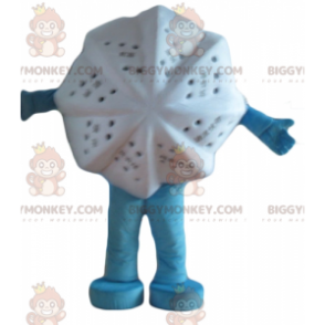 Costume de mascotte BIGGYMONKEY™ d'étoile blanche de sent-bon