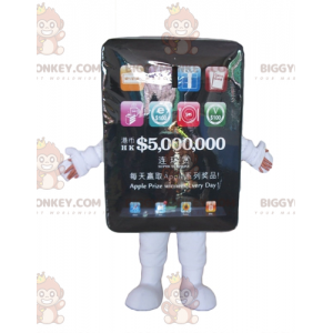 Gigantisch zwart touchpad BIGGYMONKEY™ mascottekostuum -