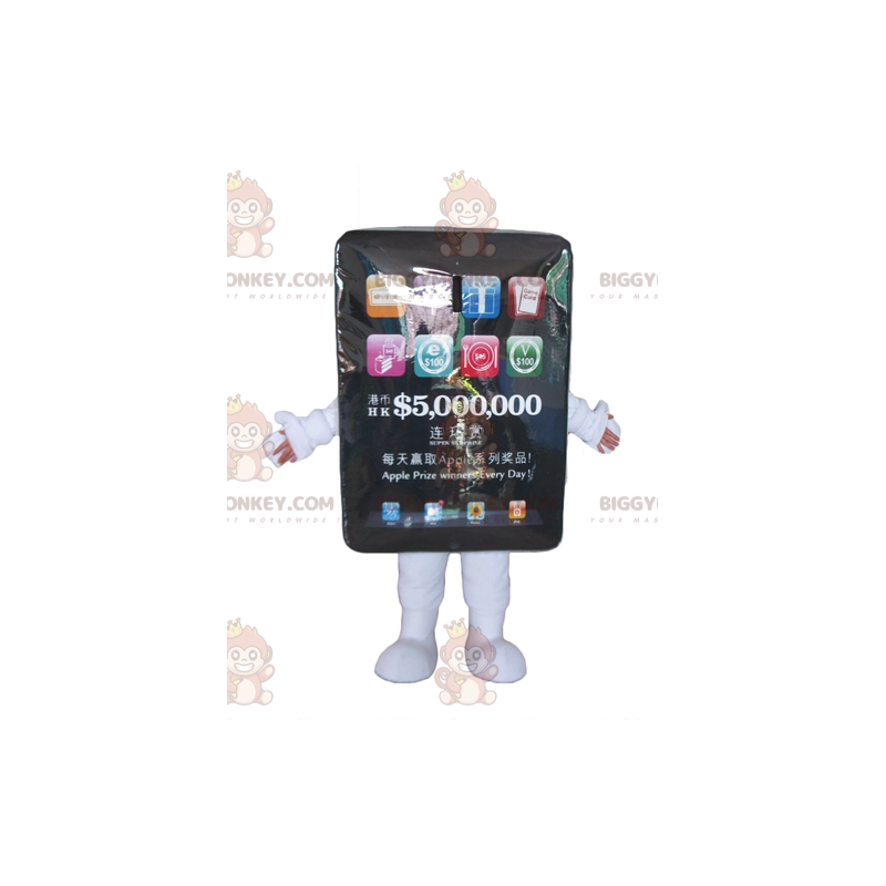 Riesiges schwarzes Touchpad BIGGYMONKEY™ Maskottchenkostüm -