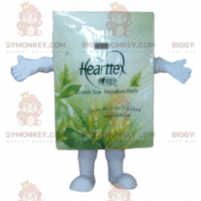 Costume de mascotte BIGGYMONKEY™ de boite de sachet de thé