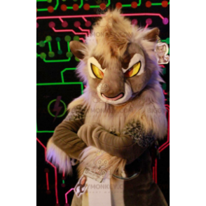 BIGGYMONKEY™ Handsome Jedi Cub Lion Mascot Costume -