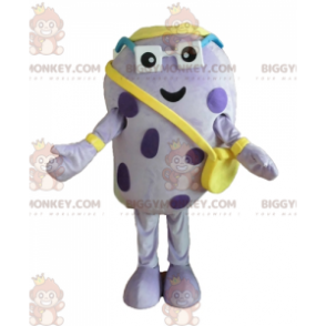Funny Giant Polka Dot Purple Insect BIGGYMONKEY™ Mascot Costume