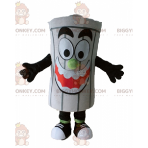 Giant Gray Dumpster Bin BIGGYMONKEY™ Mascot Costume -