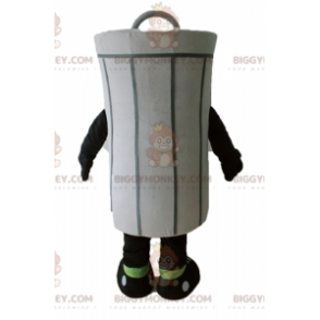 Giant Gray Dumpster Bin BIGGYMONKEY™ Mascot Costume -