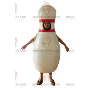 Traje de mascote BIGGYMONKEY™ de Skittle Gigante Branco e