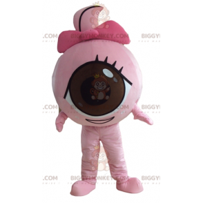 Roztomilý všestranný kostým růžového obřího maskota