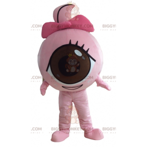 Söt All Round Pink Giant Eye BIGGYMONKEY™ maskotdräkt -