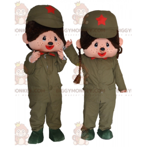 2 BIGGYMONKEY's mascotte van Kiki, de beroemde militaire pluche