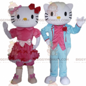 2 BIGGYMONKEY™s maskotar, en av Hello Kitty och den andra av