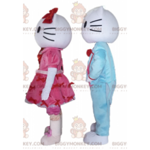 2 Maskottchen von BIGGYMONKEY™, eines von Hello Kitty und das