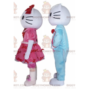 Duo de mascottes BIGGYMONKEY™ l'une d'Hello Kitty et l'autre de