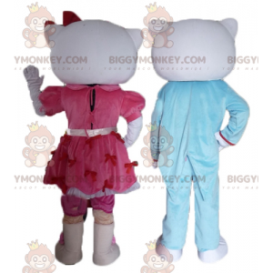 2 BIGGYMONKEY's mascottes, een van Hello Kitty en de andere van