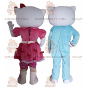 2 mascotes do BIGGYMONKEY, um da Hello Kitty e o outro do