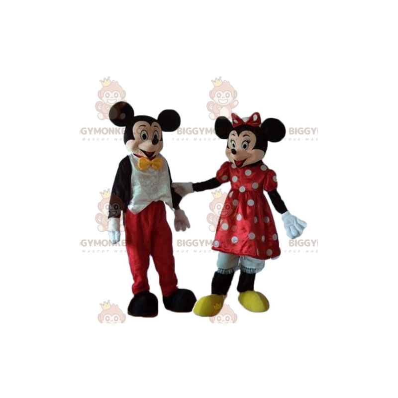 2 bardzo udane pasujące maskotki Myszki Minnie i Myszki Miki