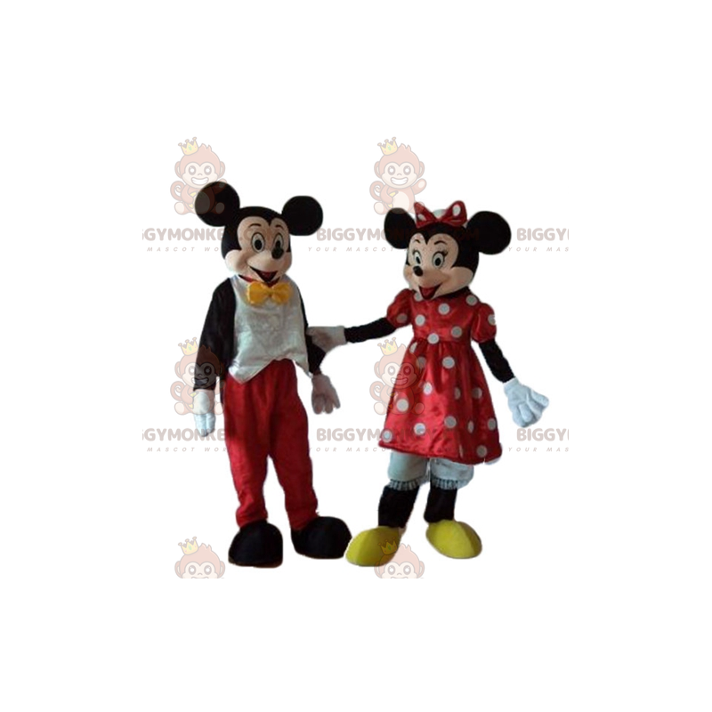 2 velmi úspěšní maskoti Minnie a Mickey Mouse BIGGYMONKEY™ –