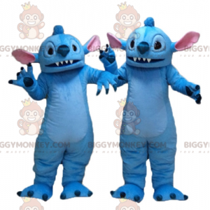 2 BIGGYMONKEY™s maskot av Stitch, utomjordingen från Lilo and