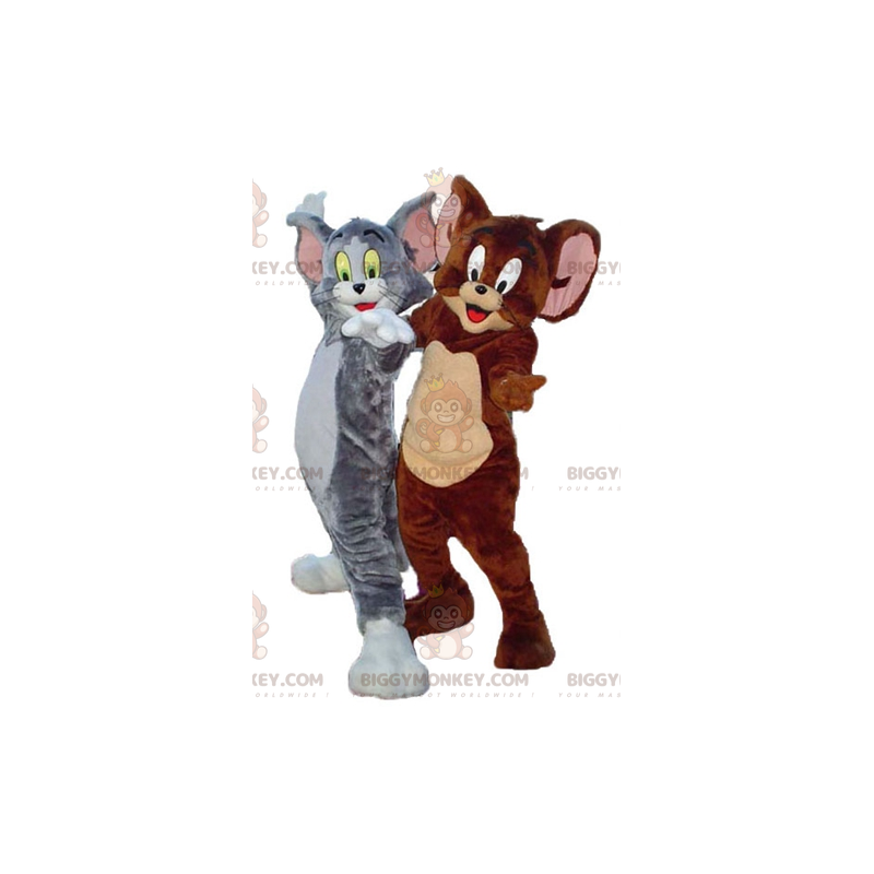 Costume de mascotte BIGGYMONKEY™ de Tom et Jerry s personnages