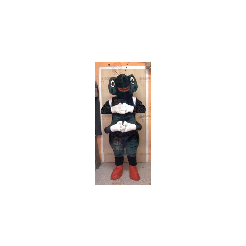 Costume de mascotte BIGGYMONKEY™ de fourmi noire et blanche -