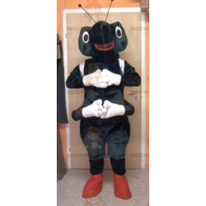 Costume de mascotte BIGGYMONKEY™ de fourmi noire et blanche -