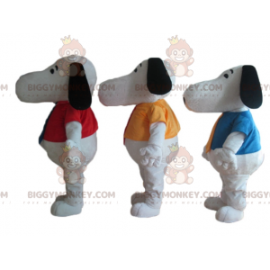 3 BIGGYMONKEY™s berühmtes Cartoon-Hunde-Snoopy-Maskottchen -