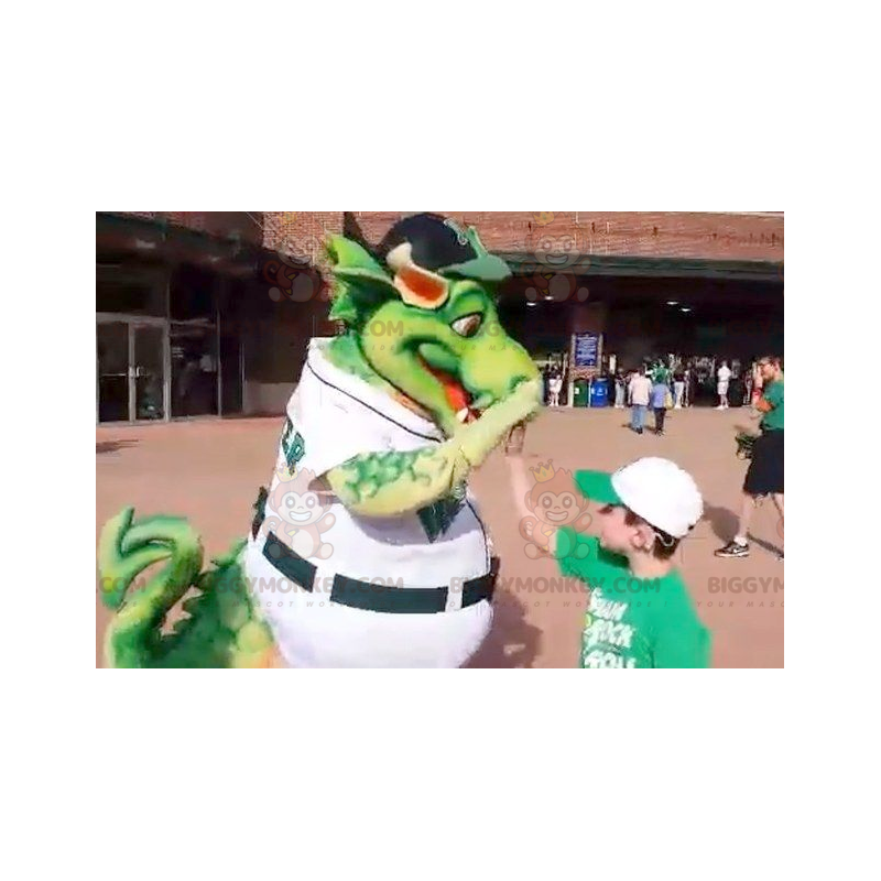 Fat Green Dragon BIGGYMONKEY™ Mascot Costume – Biggymonkey.com