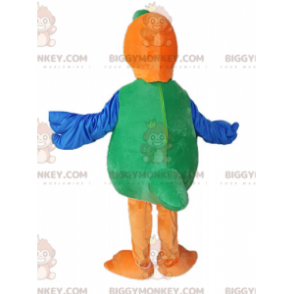 Costume da mascotte Pappagallo verde giallo arancione