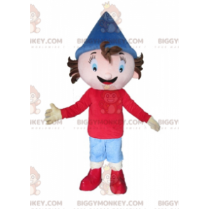 Costume de mascotte BIGGYMONKEY™ de Oui-Oui garçon de dessin