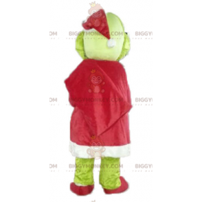 Costume de mascotte BIGGYMONKEY™ du Grinch monstre vert de