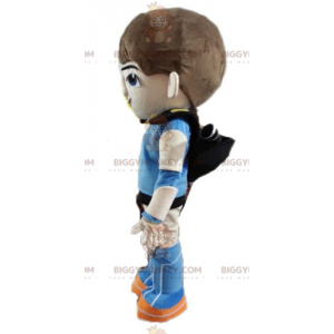 Futuristic Superhero Boy BIGGYMONKEY™ Mascot Costume –