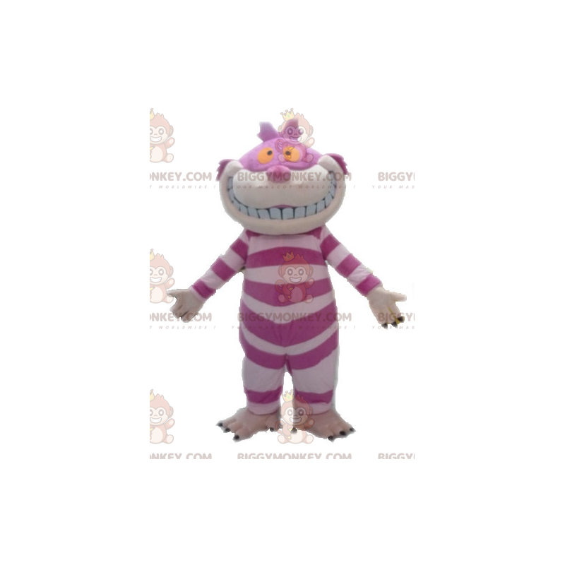 Alice in Wonderland Cheshire Cat BIGGYMONKEY™ Mascot Costume -