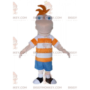 Traje de mascote BIGGYMONKEY™ de Phineas da série de TV Phineas