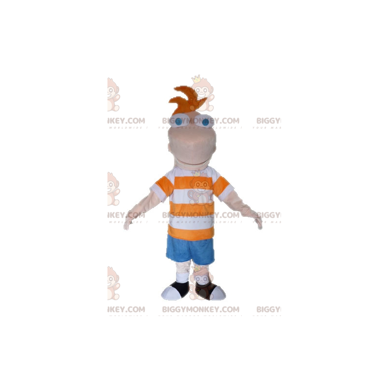 BIGGYMONKEY™-maskottiasu Phineasille tv-sarjasta Phineas ja