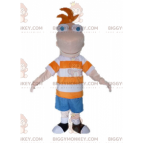 BIGGYMONKEY™ mascottekostuum van Phineas uit de tv-serie