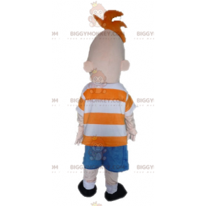 BIGGYMONKEY™ costume mascotte di Phineas dalla serie TV Phineas