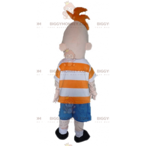 BIGGYMONKEY™ mascot costume of Phineas from the TV series
