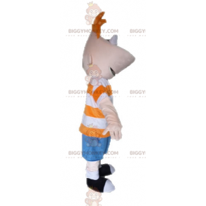 BIGGYMONKEY™ costume mascotte di Phineas dalla serie TV Phineas