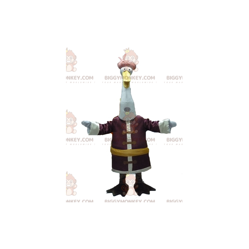 Costume mascotte Kung Fu Panda Cartoon Crane Bird BIGGYMONKEY™