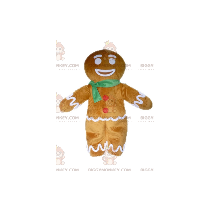 Kostým maskota BIGGYMONKEY™ slavné postavy Ti Biscuita ze