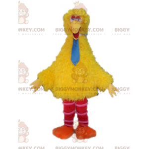Sesamgatan Famous Yellow Bird Big Bird BIGGYMONKEY™ maskotdräkt