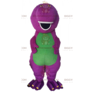 Barney Berühmtes Cartoon-Biggymonkey™-Maskottchen-Kostüm aus