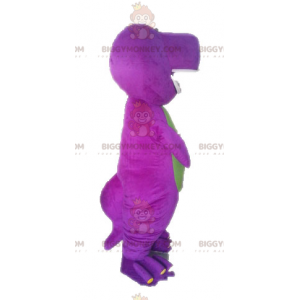 Costume de mascotte BIGGYMONKEY™ de Barney dinosaure violet de